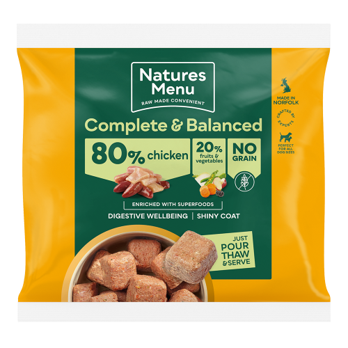 Natures Menu Complete & Balanced 80/20 Chicken With Superfoods 1Kg